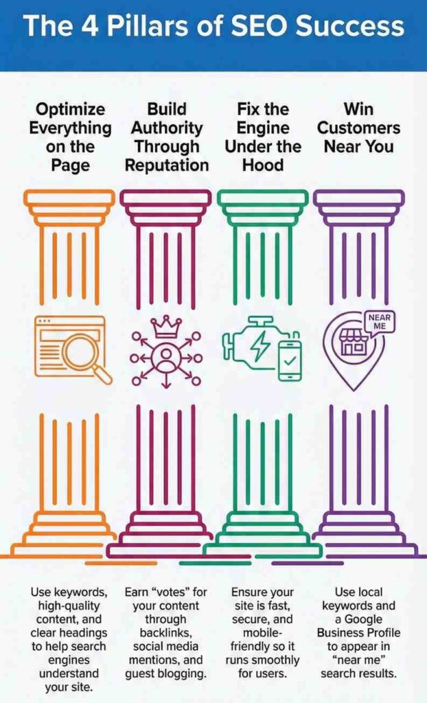 What Are the 4 Main Types of SEO