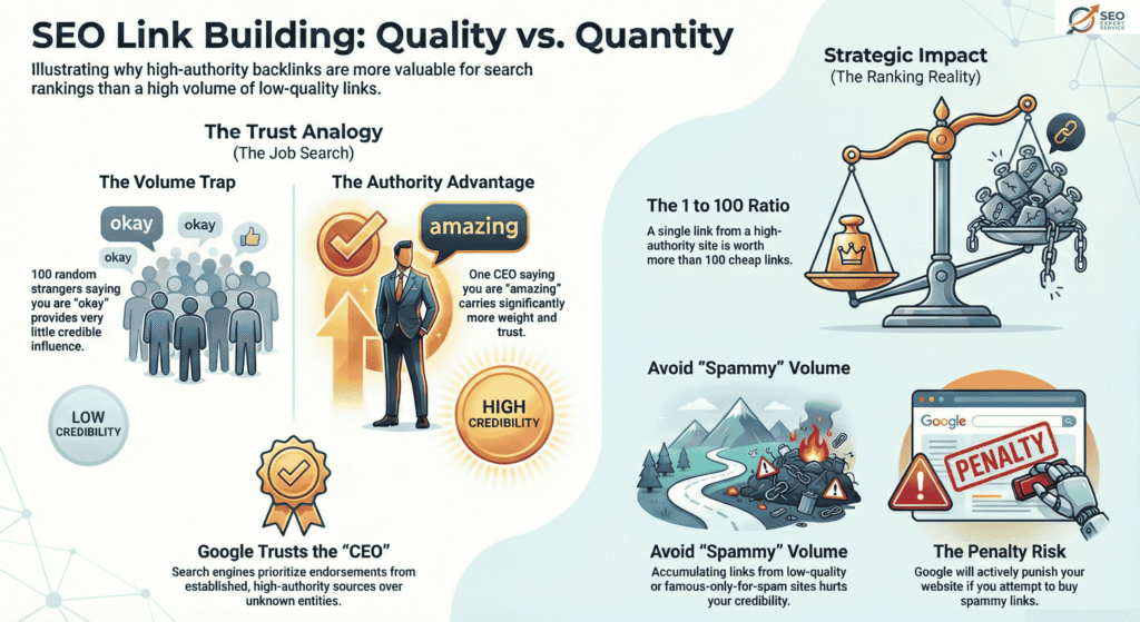 Link Building: Quality vs. Quantity