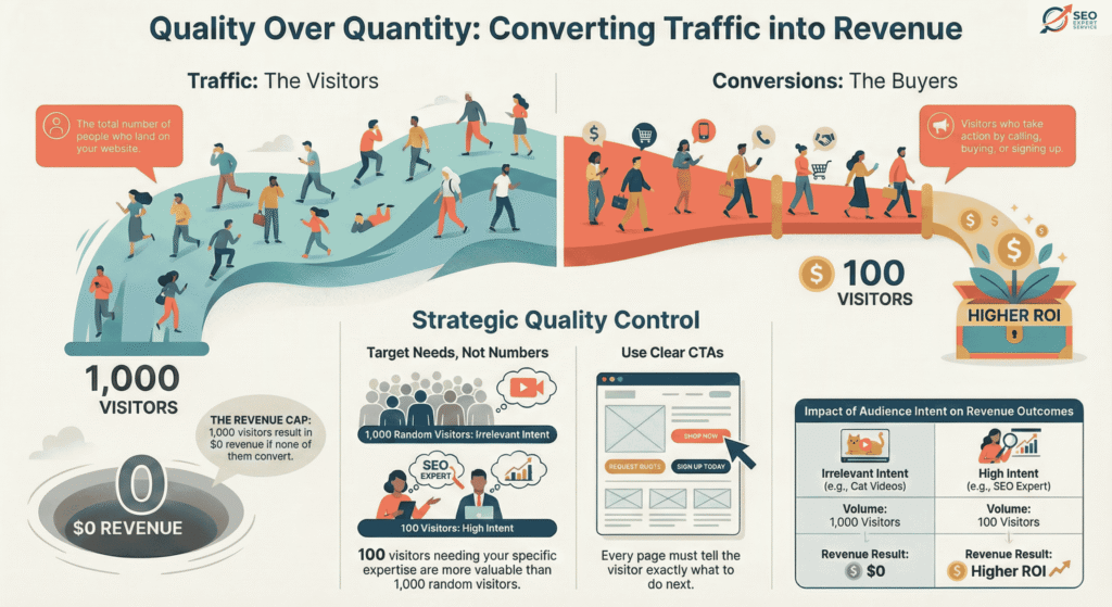 Traffic vs. Conversions