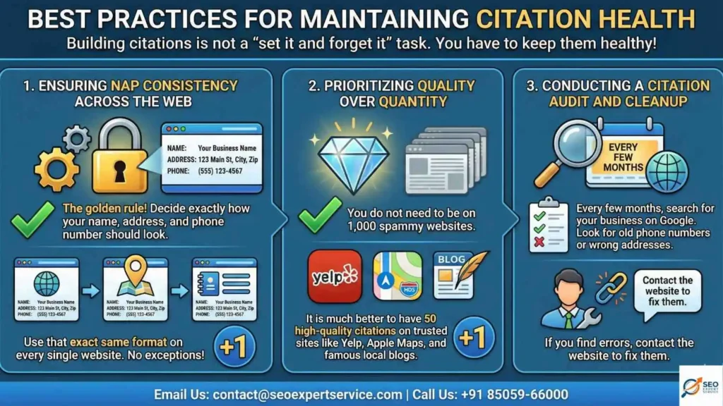 Best Practices for Maintaining Citation Health
