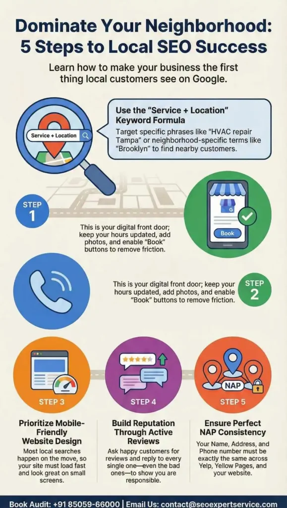Dominate your nighborhood 5 steps to success local seo