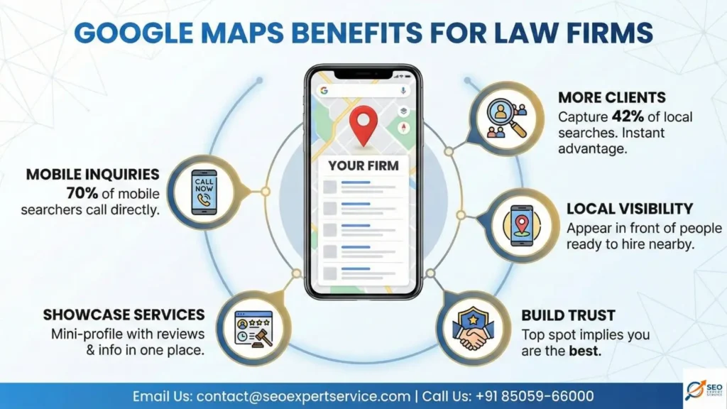 How Does Google Maps Benefit Your Law Firm
