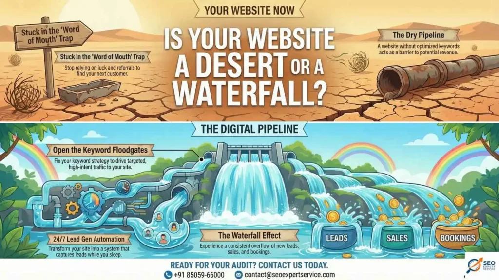 Isyourwebsiteadesertorawaterfal