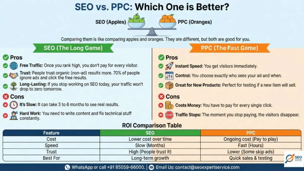 SEO vs. PPC  Which One is Better