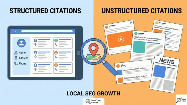 structured vs unstructured citations local seo​