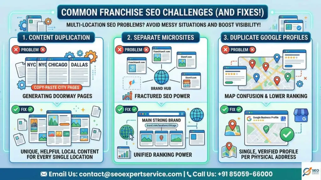 Common Franchise SEO Challenges