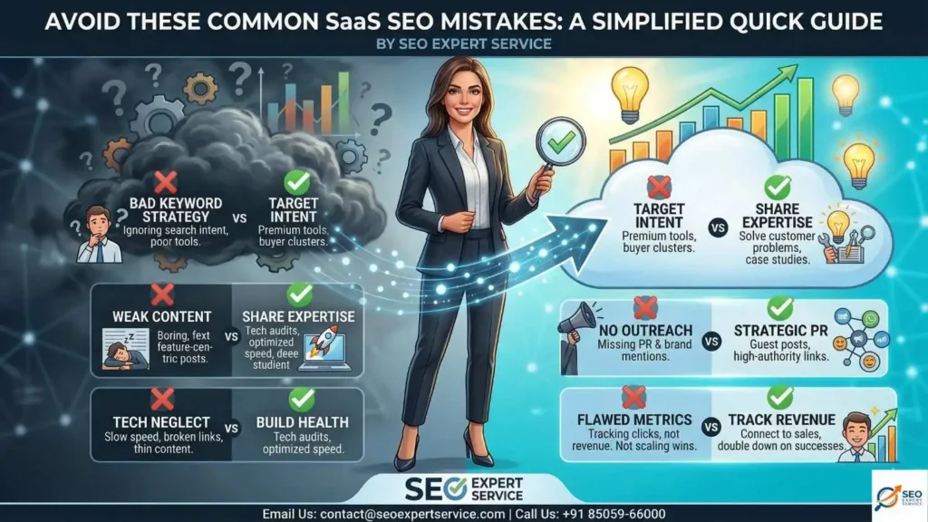 The Biggest Common SaaS SEO Mistakes You Must Avoid
