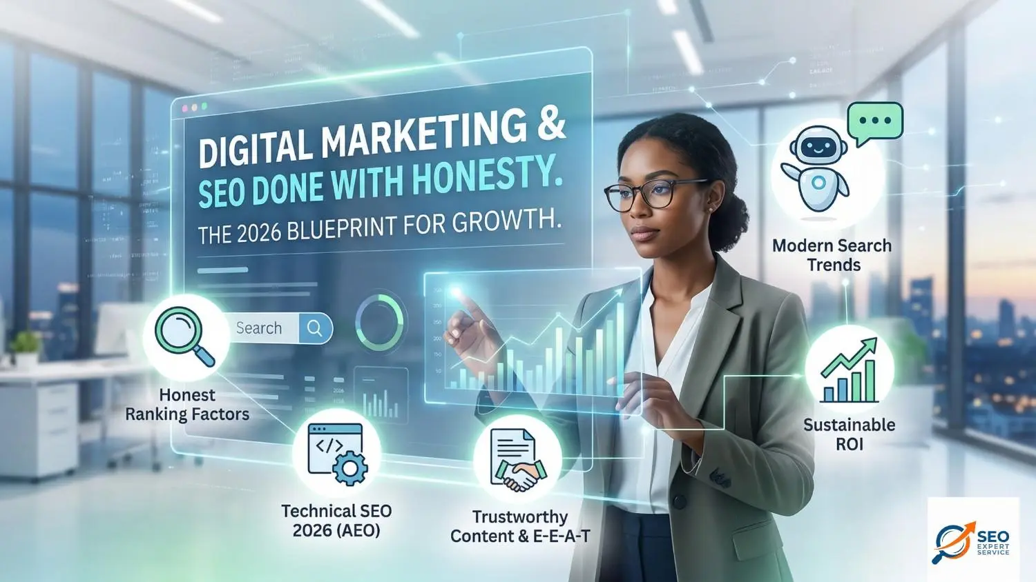 digital marketing and seo done with honesty​