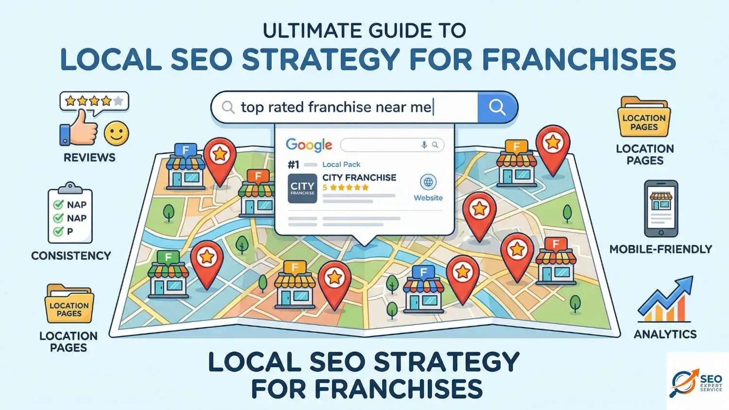 local seo strategy for franchises​