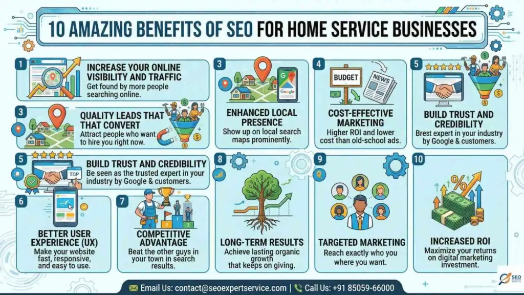 10 Amazing Benefits of SEO for Home Service Businesses
