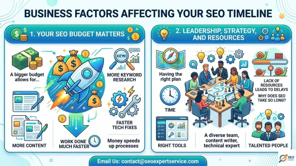 Business Factors That Affect Your SEO Timeline
