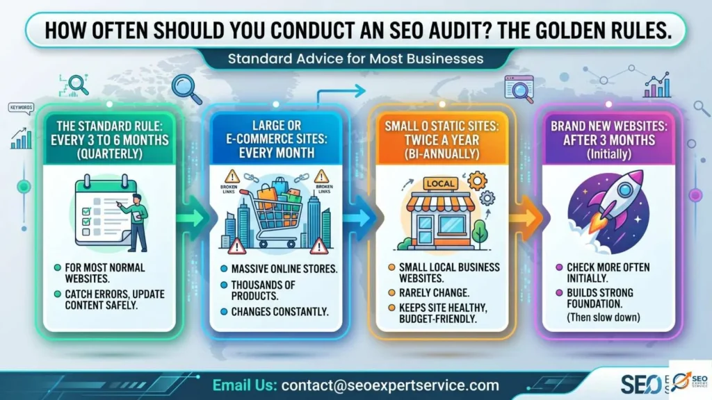 How Often Should You Conduct an SEO Audit? The Golden Rules
