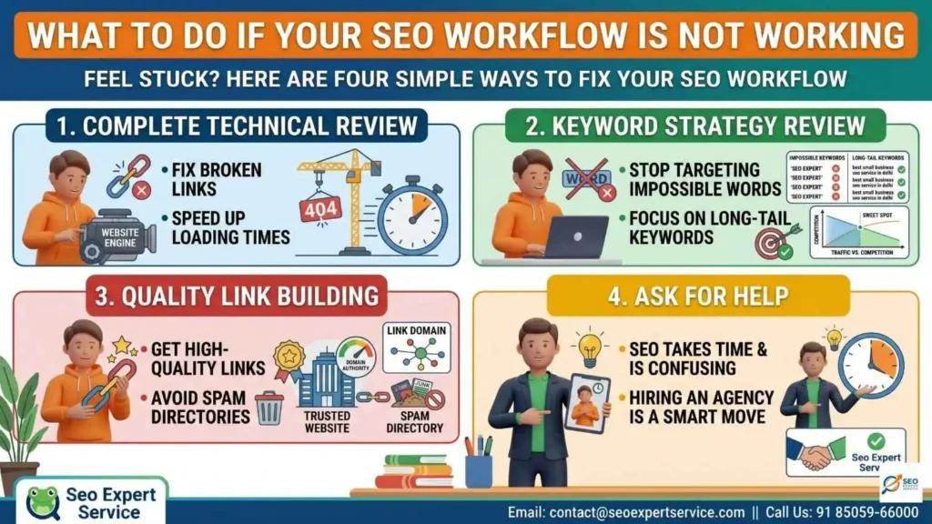 What to Do If Your SEO Workflow Is Not Working