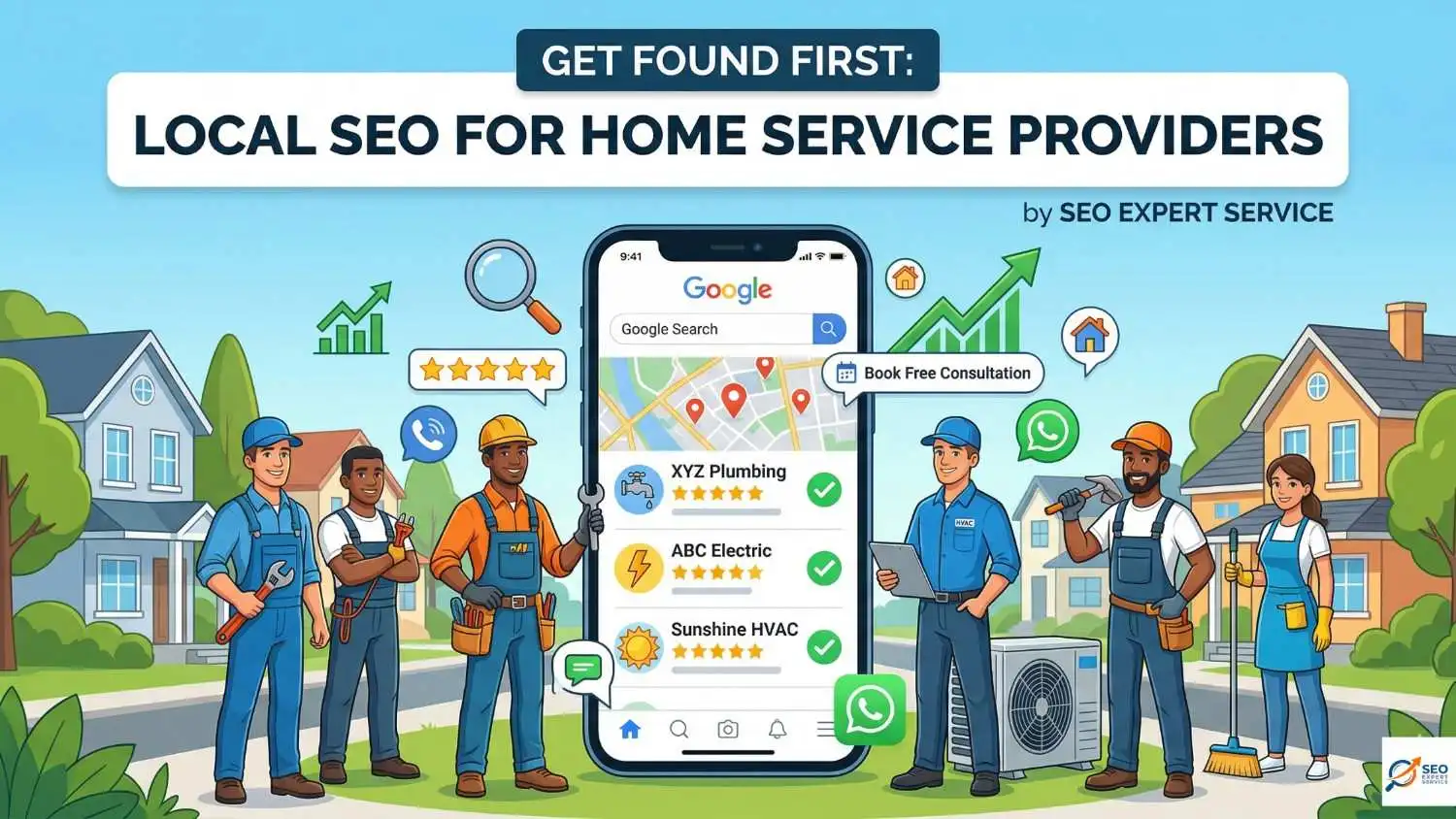 get found first: local seo for home service providers​