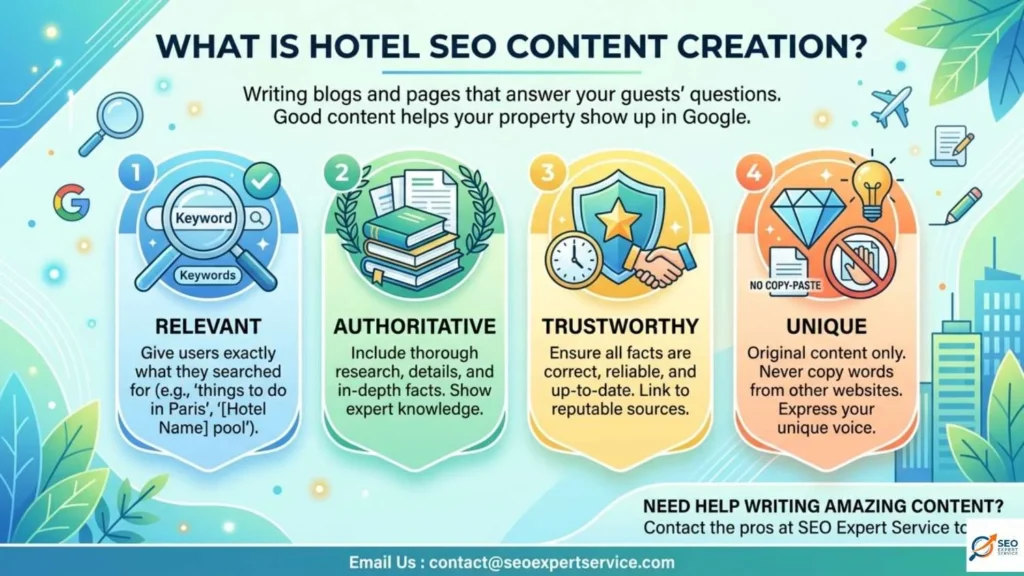 What is Hotel SEO Content Creation?