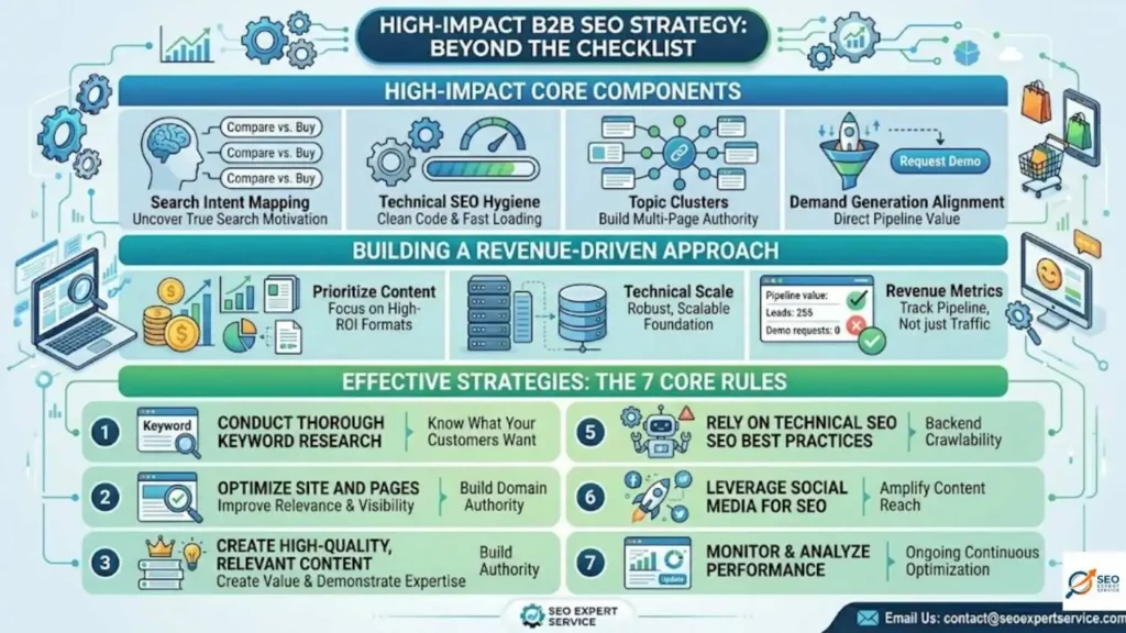 What makes a high-impact SEO strategy for B2B companies