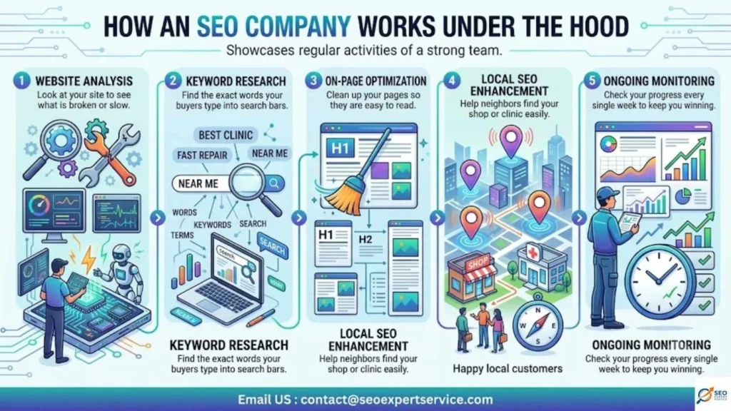 How an SEO Company Works under the Hood