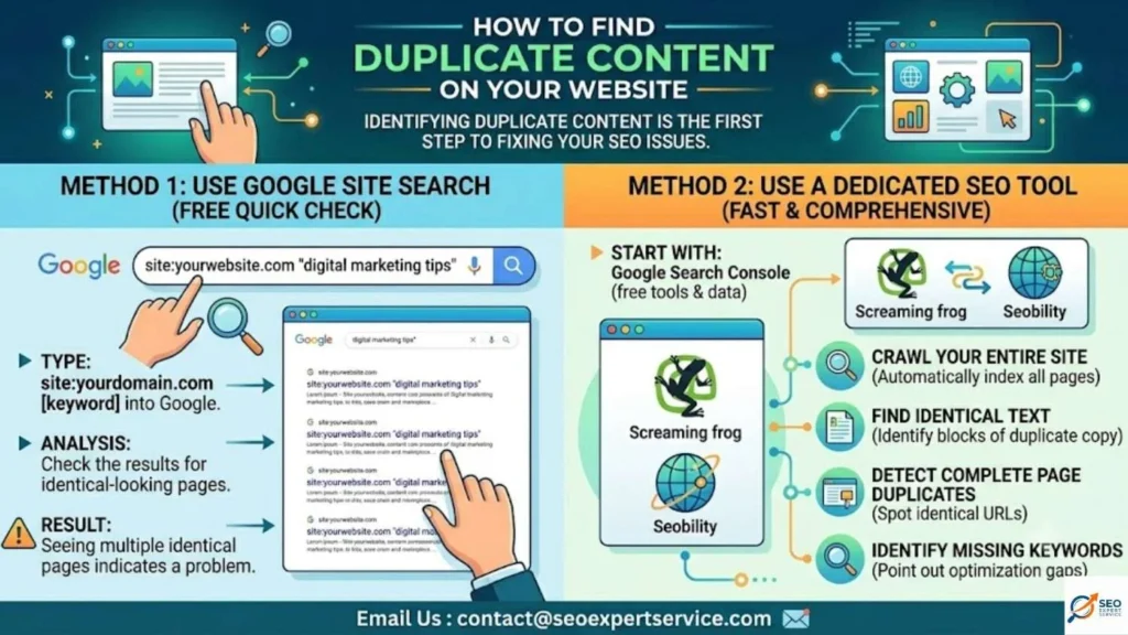 How to Find Duplicate Content on Your Website